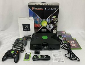 初代 Xbox 本体/コントローラー 2点/DVDビデオ再生キット/ソフト プロジェクトゴッサムレーシング2 ほか/周辺機器/本体起動後エラー