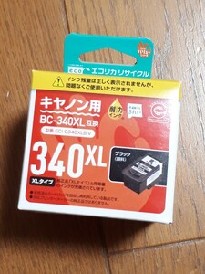 ◆送料無料◆大容量タイプ★キヤノン BC-340XL 互換リサイクルインクカートリッジ ブラック エコリカ Ecorica ECI-C340XLB-V