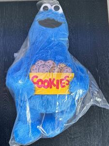  Sesame Street Cookie Monster BIG soft toy - cookie . chair .-[ new goods unopened ] amusement acquisition gift 