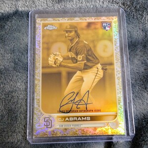  CJ Abrams RCカード 2022 Topps Gilded Collection の画像1