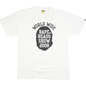 A BATHING APE ア ベイシング エイプ Kanye Pharrell Nerd Nigo Tee White Tシャツ 白 Size 【L】 【新古品・未使用品】 20787547