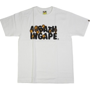 A BATHING APE ア ベイシング エイプ Milo Tee White Tシャツ 白 Size 【M】 【新古品・未使用品】 20791604