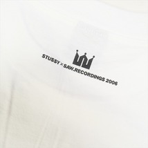 STUSSY ステューシー ×SAW RECORDINGS 2007 TEE WHITE Tシャツ 白 Size 【L】 【新古品・未使用品】 20791855_画像3