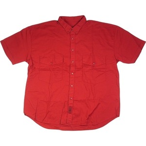 TENDERLOIN テンダーロイン WORK SHT B.D SOLID S/S RED 半袖シャツ 赤 Size 【L】 【中古品-非常に良い】 20793348