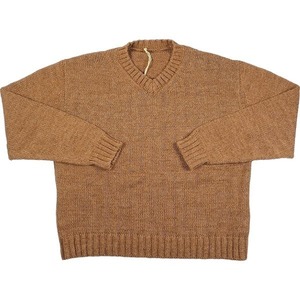 TENDERLOIN テンダーロイン V NECK COTTON KNIT BROWN ニット 茶 Size 【L】 【中古品-ほぼ新品】 20793342