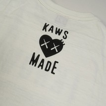 HUMAN MADE ヒューマンメイド ×KAWS I KNOW NIGO T-SHIRT White DOGTシャツ 白 Size 【S】 【中古品-非常に良い】 20793580_画像3