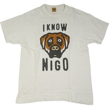 HUMAN MADE ヒューマンメイド ×KAWS I KNOW NIGO T-SHIRT White DOGTシャツ 白 Size 【S】 【中古品-非常に良い】 20793580_画像1