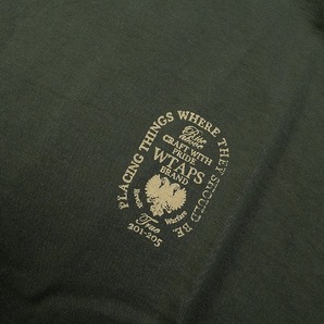 WTAPS ダブルタップス 08SS HERALDRY Tシャツ オリーブ Size 【L】 【新古品・未使用品】 20790471の画像7
