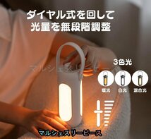 多機能ランタン LED １台6役 750ルーメン充電式 3色無段階調光 360°照明 (ブラック)_画像1