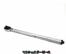 夏物 トルクレンチ プリセット式 差込角1/4（6.35mm） 5～25(N.m) 10ビットセット 逆ネジも対応 自動車 ロードバイク バイク スクーター_画像2