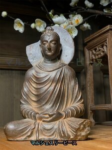 極細工 仏教古美術 仏像 ガンダーラ石仏 Gandhara ガンダーラ美術 石仏 仏像 装飾 置物 装飾 収蔵 コレクションY38033
