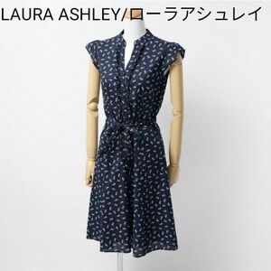 LAURA ASHLEY/ローラアシュレイ フレンチスリーブワンピース 小花柄