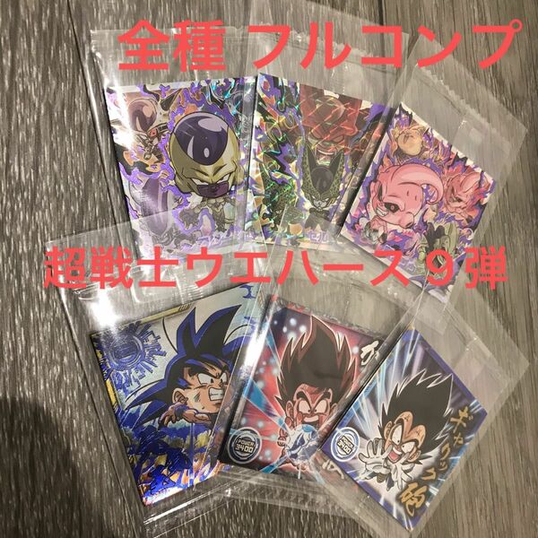 ドラゴンボール 超戦士シール ウエハース 9弾 天下無敵の共闘 全種 フルコンプ 未開封品