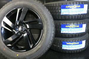 新品スタッドレス付き 国産 グッドイヤー ICENAVI7 195/65R16 新車外し品 ダイハツ純正 ロッキー 16×6J +40 PCD100/4H トヨタ ライズ