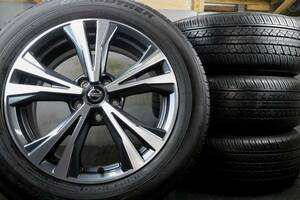 綺麗品 日産純正 T32 エクストレイル 18×7J +45 PCD114.3/5H ダンロップ 225/60R18 室内倉庫保管品 手渡し/交換OK 迅速発送