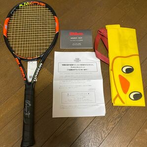 錦織圭選手、サイン入りテニスラケット。当選品。の画像1