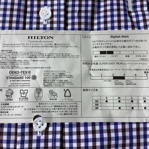 新品大人のドレスシャツ★39-82 HILTON 形態安定 イージーアイロン ワイド JAPAN FABRIC M-82 スリムの画像6
