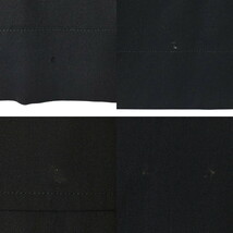 HERMES エルメス ウールジャケット スプリングコート ワンピース ネイビーブラック レディース FR46 UK18-20 US14-16 IT50 3XL_画像9