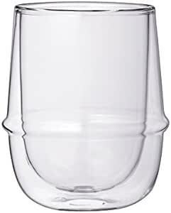 KINTO (キントー) KRONOS ダブルウォール コーヒーカップ 250ml 耐熱ガラス 電子レンジ・食洗機対応 ギフト プ