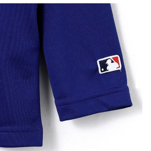 MLB ロサンゼルス・ドジャース 長袖 Tシャツ ロンT メッシュ 速乾 ドライ ブルー Mサイズ 大谷翔平 山本由伸の画像3