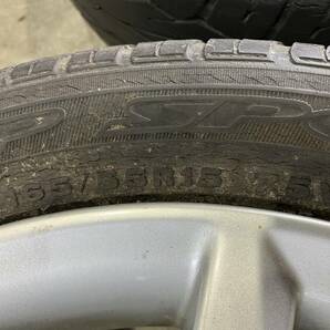 ★ ダイハツ純正アルミホイール/ムーブ・タントカスタム 15インチ ノーマルタイヤ 軽自動車用 165/55R15の画像6