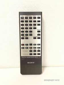 [ almost unused ]SONY DAT deck for remote control RM-D57A/D