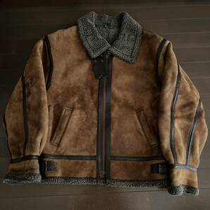 vicpel vintage ムートン blouson leatherの画像1