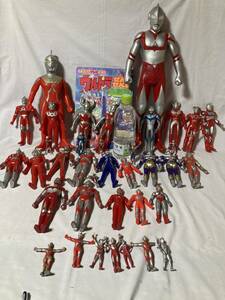 ⑨ sofvi кукла # Ultraman серии # большой средний маленький # различный совместно #38 body + книга с картинками # утиль 