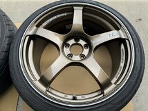 ガリ傷無し 4本 ★ ヨコハマ ADVAN アドバンレーシング TC4 8.0J ×18 +47 5H‐100 軽量 ★ ヨコハマ フレバ 215/40R18 ★ 86 BRZ プリウス_画像5