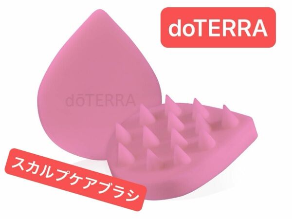 doTERR スカルプケアブラシ　頭皮マッサージ　ツボ押し　シリコン製　