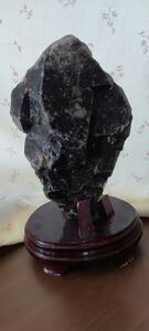 アーカンソー産 黒水晶 クラスター 1kg T724-1769