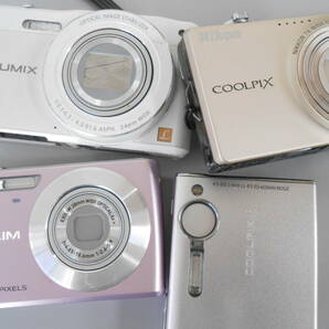 西高∞7 【ジャンク品】デジカメ 4点 セット まとめ Nikon COOLPIX S5/S6000 CASIO EX-Z150/LUMIX DMC-SZ8 コンパクトデジタルカメラの画像10