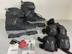 戸高μC8 東京直接大歓迎！【 ROLLERBLADE 】ローラーブレード NJ5 アグレッシブ 27㎝ Blank