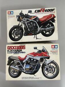 . height μ14[ inside sack unopened plastic model 1/12 motorcycle series 2 piece ]TAMIYA bike GSX1100S HONDA BCR400F Katana * custom Tune Honda 