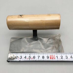 【新品 未使用】左官コテ 片羽根丸面引 120mm 大阪上六 道具 左官道具 コンクリート 仕上げ 鏝 コテ 職人 本職 條九阪大 大工 おすすめの画像8