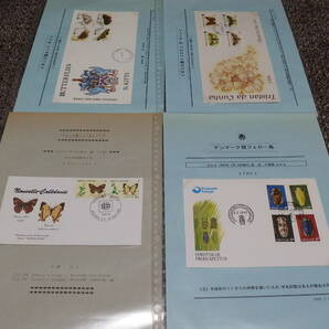 （09）FDC・MCヨーロッパ各国の蝶・昆虫図案切手オリジナルリーフ29ページ分 植民地含むの画像9
