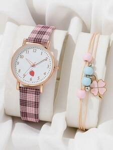 腕時計 レディース セット 腕時計 レディース クオーツ シンプル ピンク 2本セット プレゼントに最適