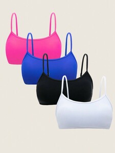 レディース 水着 トップス 女性用ビキニトップ ソリッドカラー