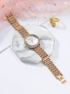 腕時計 レディース クォーツ レディース 腕時計 女性用 クオーツ式 ストーン 付き 流行