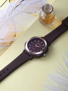 腕時計 レディース クォーツ リバース ブランド レディースシンプルファッションシリカゲルストラップ多機能石英時計