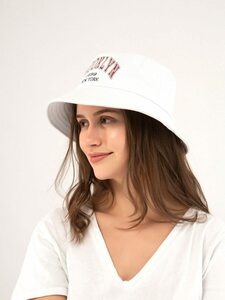 レディース アクセサリー 帽子 女性用白色アウトドア日よけ帽子 ビーチフィッシャーマンハット　春夏ファッション用品
