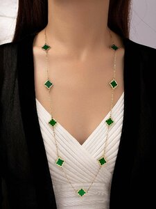 レディース ジュエリー ネックレス ロング 幾何学的な装飾のネックレス