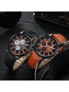 腕時計 メンズ セット ビジネス ウォッチ メンズ 2個セット 贈り物にも カジュアル レザークオーツ 時計