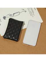 メンズ アクセサリー 財布orカードケース 1個 ロンバス型短いレザーコインパース 超軽量 男女兼用 カードジッパーウォレットバッ_画像1