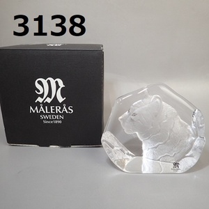 FK-3138* leak Roth MALERAS Sweden crystal tiger /2022 year . main paperweight 20240425