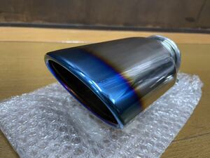  muffler cutter titanium roasting coloring oval exit all-purpose muffler end one-off muffler 