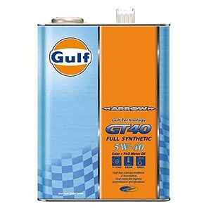 自動車 ガソリン専用エンジンオイル Gulf ガルフ アロー GT40 5W40 4L AR45W404 工具 DIY 【新品】 新着