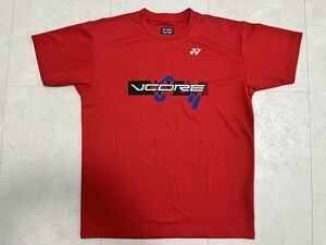 ヨネックス VCORE 2023 Tシャツ Mサイズ 未着用タグ無し 非売品 YONEX 赤