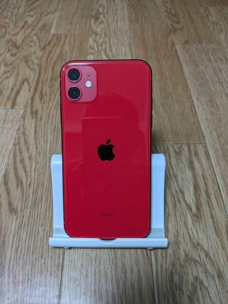 【極美品】iPhone11 64GB 赤 SIMロック解除済み