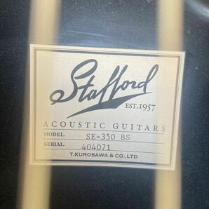 STAFFORD スタッフォード ギター SE-350 アコースティックギター 弦楽器 アコギ 本体 の画像6